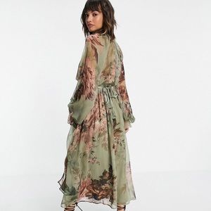 Asos design high neck midi dress. Size 4